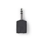 Nedis Stereo audio adaptér jack 6.35 mm (M) - 2x jack 6.35 mm (F) 10 ks čierna (CAGP23940BK)