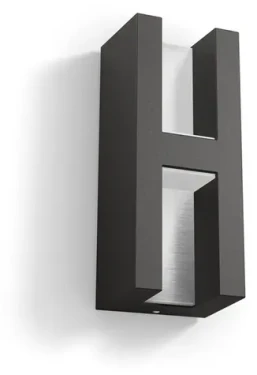 Philips Shadow LED 2x4.5W antracit / Vonkajšie nástenné svietidlo / hliník / 220-240V (915005377301)