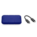LaCie Rugged SSD Pro5 2TB modrá / Externý SSD 2.5" / Thunderbolt 5 / USB-C / 6700/5300 MB/s (STNA2000400)
