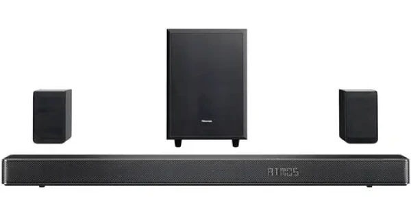 Hisense AX5125H čierna / Soundbar / 5.1.2 / 500W / HDMI / Bluetooth 5.3 / optický vstup (6942147497432)