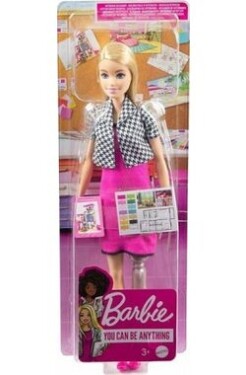 Mattel HCN12 Barbie Povolanie (You Can be Anything) - Návrhárka interiérov s protetickou nohou