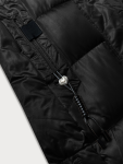 Prešívaná zimná bunda S'west black (B8266-1) odstíny černé L (40)