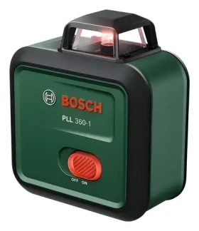 BOSCH PLL 360-1 Set / Čiarový laser + statív / samonivelačný 360° / max. priemer 24 m / ±0,4 mm/m / 2x AA batérie (0603663LZ1)