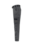 Pracovné nohavice Twill Cordura Stretch unisex pracovné nohavice tmavosivé 55