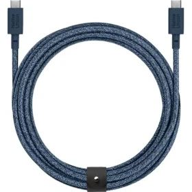 Native Union Belt Cable XL USB-C - USB-C 3M 100 W modrá (BELT-XL-C-NAV-3-NP)