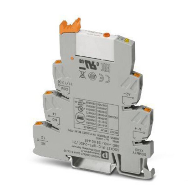 Phoenix Contact PLC-RPT- 24DC/21/MS reléový modul, 24 V/DC, 6 A, 1 prepínací, 1 ks; 2909667