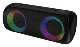 Audictus Aurora Pre čierna / Prenosný Bluetooth reproduktor / TWS / RGB / 20W (ABS-1837)