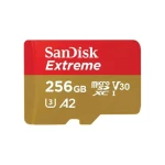 SanDisk Extreme microSDXC 256 GB / Pamäťová karta / A2 / UHS-I U3 V30 / čítanie: 190 MB/s / zápis: 130 MB/s (SDSQXAV-256G-GN6GN)