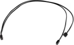 Alphacool Y-Splitter aRGB 3-pin na 3x 3-pin čierna / Kábel / aRGB rozbočovač / 60 cm (18707)