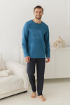 Pyžamo Taro 3672 Rafael, s dlhými rukávmi, veľkosti M–2XL, Z26 Modrá L