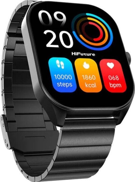 HiFuture Apex SmartWatch čierna / Chytré hodinky / IP68 / AMOLED / 2.04 "/ Bluetooth 5.2 / Wi-Fi (HiF-APEXBK)