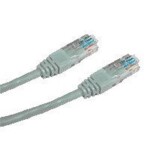 DATACOM Patch kábel 3m / UTP / CAT5E / RJ45 / šedý (50271002)