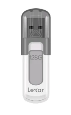 Lexar JumpDrive V100 128GB šedá / Flash Disk / USB 3.0 Type A (LJDV100-128ABGY)