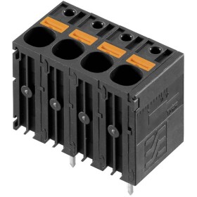 Weidmüller 2491640000 skrutkovacia svorka 6 mm² Pólov 4 čierna 80 ks; 2491640000
