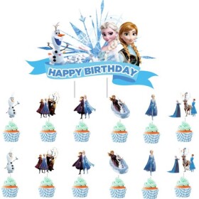 Zápich do torty a muffinov, 13 ks Frozen - Cakesicq - Cakesicq
