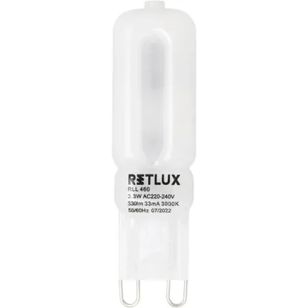 Retlux RLL 460 G9 3.3W LED / 330 lm / 3000K - teplá biela (8590669332304)