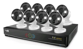 IGet HGNVK164908 / Kamerový systém / 8 kamier / UHD 4K / 16CH / IP66 / WAN / 16x LAN / HDMI / VGA (75020555)