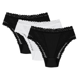 Wol-Bar Abra 3-pack farba: čierno-čierno-biela M