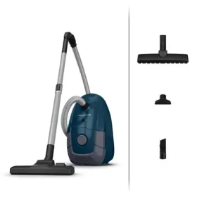 Rowenta Power XXL parquet RO3126 šedo-modrá / vysávač vreckový / 900 W / 4.5l / filter HEPA / 76 dB (RO3126)
