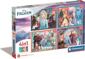 Clementoni PUZZLE Ľadové kráľovstvo 4v1