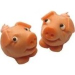Marcipánová figúrka prasiatko piggy 4x4,5 cm, 45 g - Frischmann vyškov - Frischmann vyškov