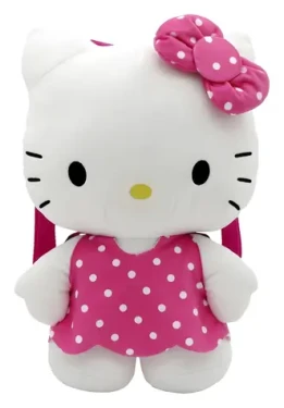 Cyp Brands HELLO KITTY Batoh růžový / Plyšový / Nastavitelné popruhy (MC37-104HKEPM)