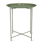 Garden Trading Skladací zahradný stolík Thistle Green Ø 46 cm
