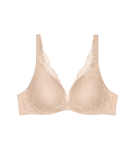 Dámska podprsenka Body Make-Up Illusion Lace WP - BROWN - TRIUMPH BROWN - TRIUMPH BROWN 90B