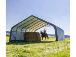 Plachtový prístrešok – ShelterLogic Run-In-Shed 6,7 × 6,1 m zelený