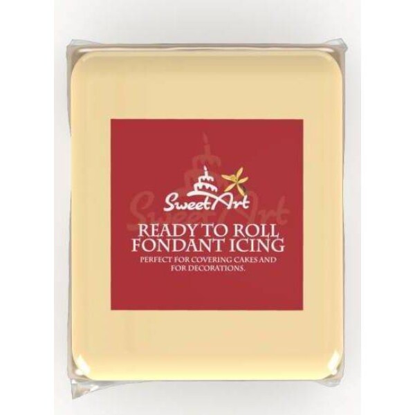 SweetArt potahovací a modelovací hmota vanilková Ivory (250 g) - dortis - dortis