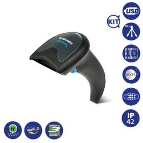 DATALOGIC QuickScan Lite QW2120 kit2-USB / čítačka kódov 1D / USB / stojanček / čierna (QW2120-BKK1S)