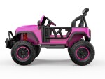 Mamido Mamido Elektrické autíčko Buggy BIG FOOT 4x4 ružové 24V | 800W | 60 kg | EVA | LED | 2,4 Ghz | ECO koža