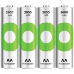 GP ReCyko tužkový akumulátor typu AA Ni-MH 2600 mAh 1.2 V 4 ks; GPRCK260AA129C4