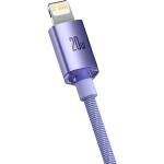 Baseus CAJY000205 Kábel USB-C (M) - Lightning (M) 1.2 m fialová / 20W (CAJY000205)