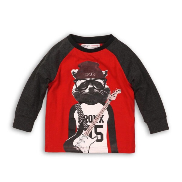Tričko chlapčenské s dlhým rukávom, Minoti, MONSTER 7, kluk - 68/80 | 6-12m