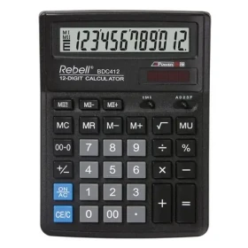 Rebell BDC412 kalkulačka čierna (RE-BDC412 BX)
