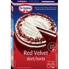Dr. Oetker Red Velvet torta (385 g) DO0065 dortík - Dr. Oetker - Dr. Oetker