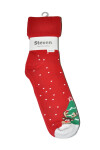 Ponožky Steven art.030 Vianoce 35-40 černá 35-37