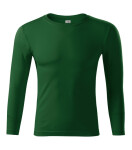 Tričko Progress LS unisex bottle green XS