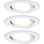 Paulmann 93449 Nova vstavané svietidlo sada 3 ks LED LED 18 W biela (matná); 93449