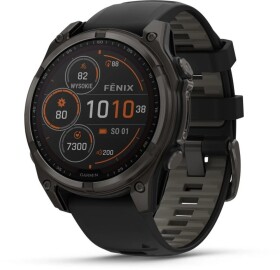 Garmin Fenix 8 Solar Sapphire Čierny