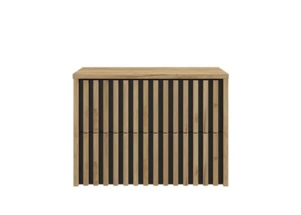 Kúpeľňová skrinka s krycou doskou SAT Delano 80x56x45 cm dub mat DELANO80ZDCDE DELANO80ZDCDE