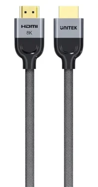 Unitek Kábel HDMI 2.1 LUX opletený / Kábel HDMI 2.1 / 8K 60Hz / 8 m (C11093RGY01-8M)
