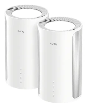 Cudy M11000 2ks biela / Mesh Wi-Fi systém / Wi-Fi 7 / BE11000 / Tri-Band / 2,5G (M11000(2-Pack))