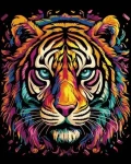 BABY GREAT Maľovanie podľa čísel: Tiger, plátno na ráme 40x50 cm