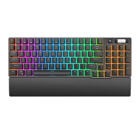 Royal Kludge RK96 RGB hnedé spínače čierna / Bezdrôtová klávesnica / mechanická / 2.4GHz USB / US Layout (RK96 brown switch)