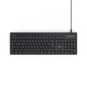 HAMA CK-200 klávesnica čierna / drôtová / USB-A/C / 1.8m / CZ SK (173052)