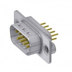Deltron Connectors DTS09 PY/2 M85UN D-SUB zástrčka 180 ° Pólov: 9 spájkovaný konektor, piny 1 ks; DTS09 PY/2 M85UN