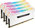 Corsair Vengeance RGB Pre 32GB (4x8GB) 3200MHz biela / DDR4 / PC4-25600 / CL16-18-18-36 / 1.35V / XMP2.0 (CMW32GX4M4C3200C16W)