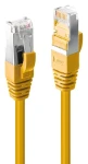 Lindy S/FTP Cat6 0,5m žlutá / Patch kabel / RJ45-RJ45 / LSZH (45980)